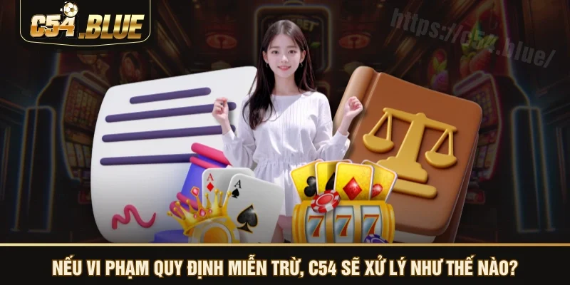 Nếu vi phạm quy định miễn trừ, C54 sẽ xử lý như thế nào?